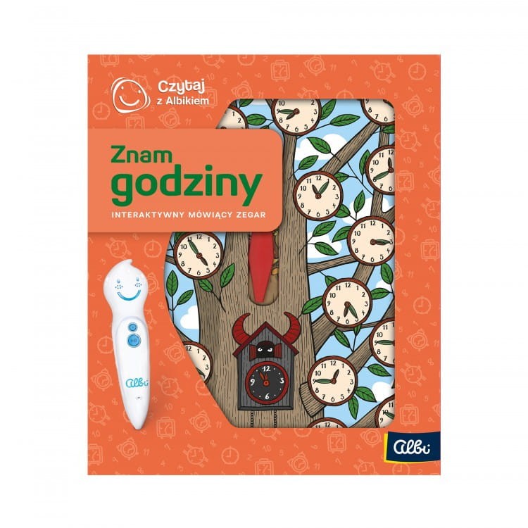 Znam godziny. Interaktywny Mówiący Zegar - Czytaj z Albikiem