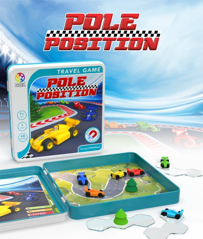 Smart Games Pole Position Łamigłówka Magnetyczna