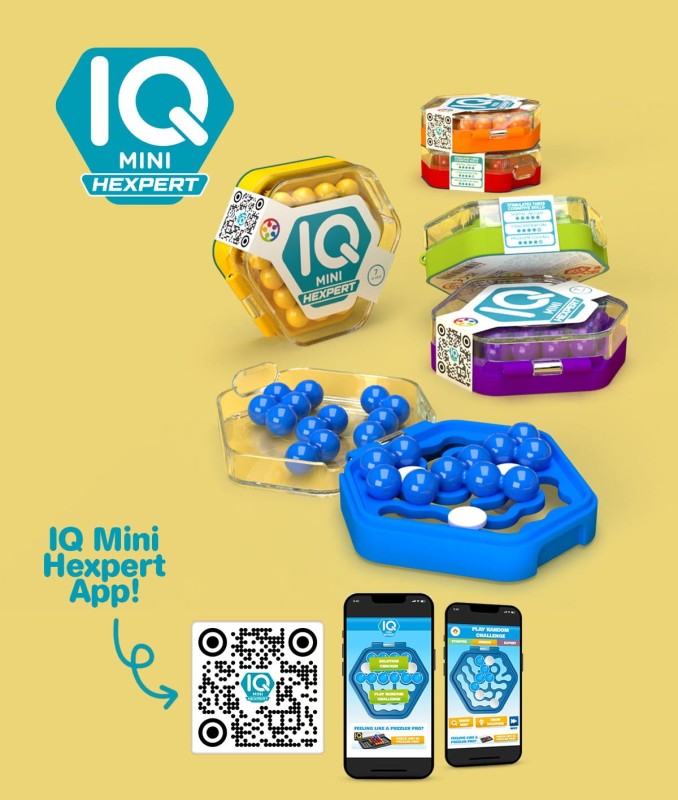 Smart Games IQ Mini Hexpert Gra Logiczna - 1 szt.