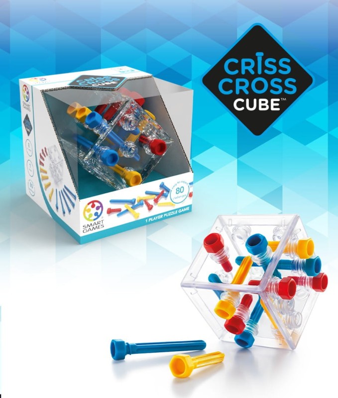 Smart Games Criss Cross Cube Kostka Logiczna