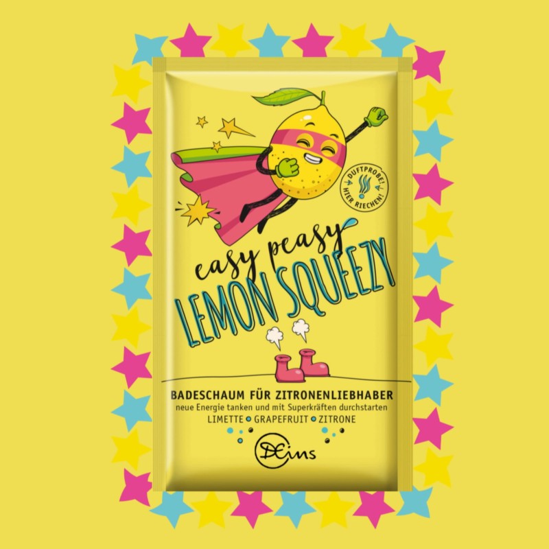 Pianka do Kąpieli Easy Peasy Lemon Squeezy - Dresdner Essenz