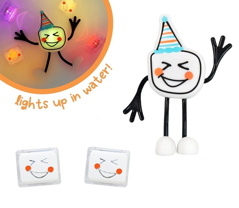 Glo Pals Ludzik LED świecący w Wodzie na Kolorowo + 2 Kostki Sensoryczne
