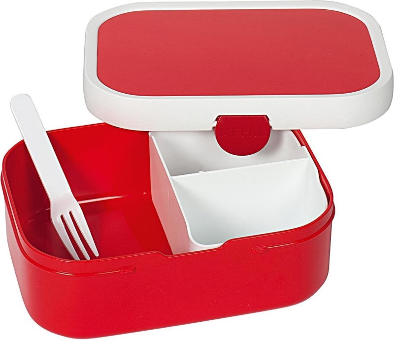 Czerwona Śniadaniówka z Widelcem Lunchbox Campus - Mepal