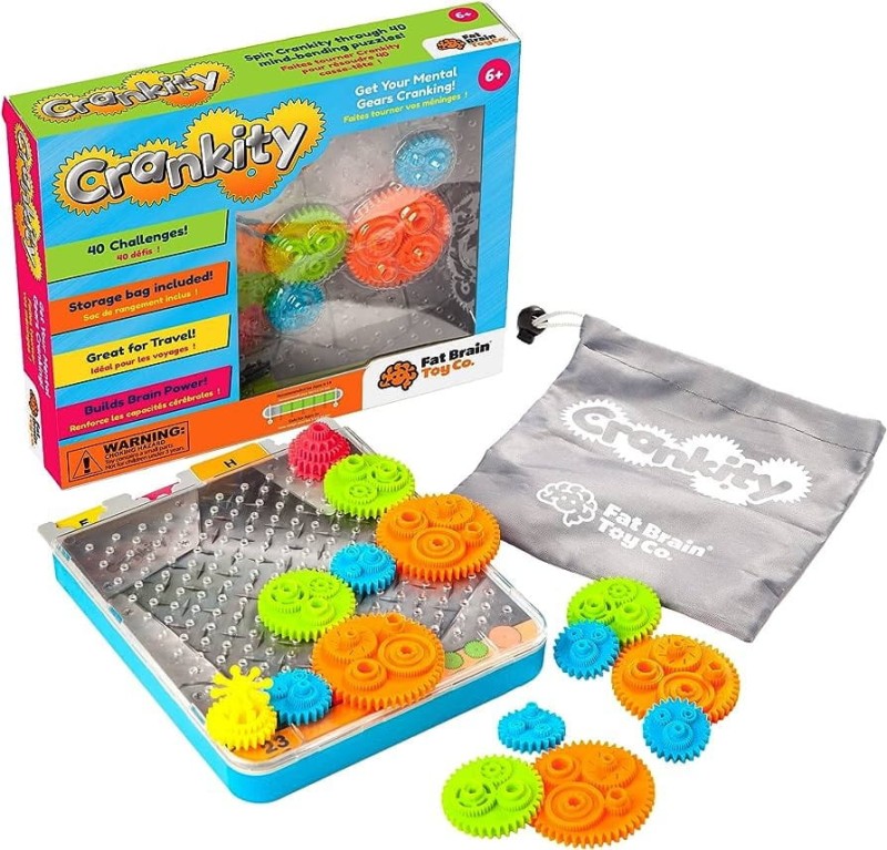 Fat Brain Toys Łamigłówka Zębatki Crankity