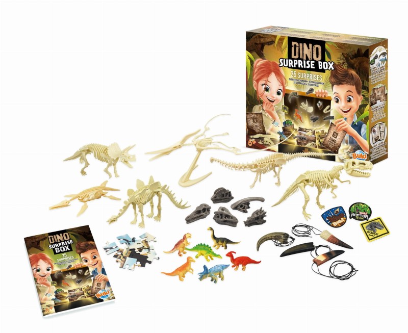 Dinozaury Pudełko Pełne Niespodzianek - Buki