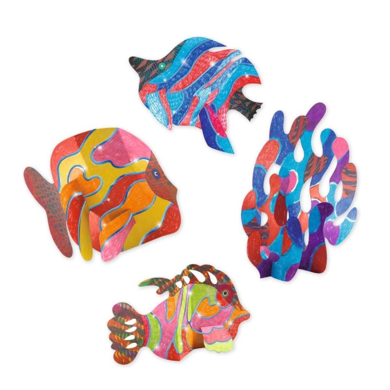 Ryby do Kolorowania 3D - Djeco