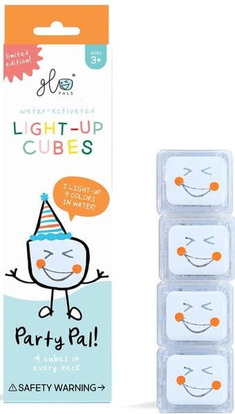 Glo Pals Kostki LED świecące w Wodzie na Kolorowo 4 sztuki
