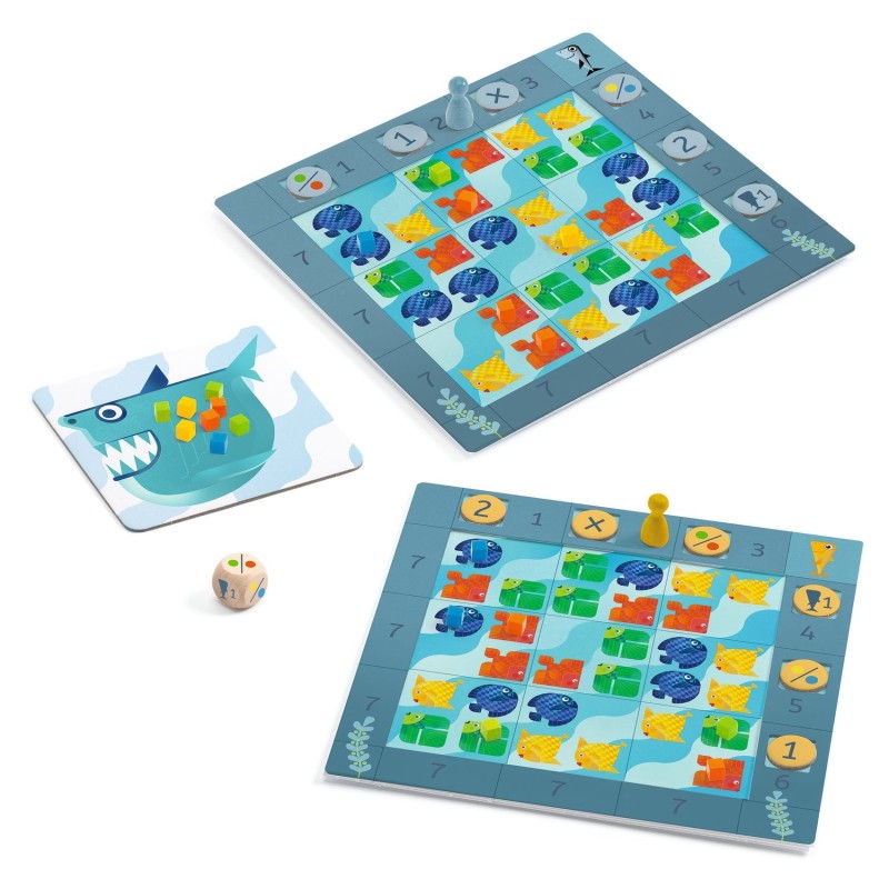 Gra planszowa Reiny FISH'N SHARK - Djeco