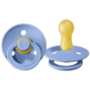 Smoczek Uspokajający z Naturalnego Kauczuku S 0-6 mies. Sky Blue - BIBS