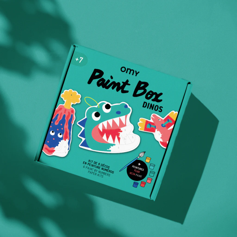 Malowanie po Numerach Dinozaury Paint Box - omy