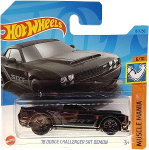 Hot Wheels Samochodzik 18 Dodge Challenger SRT Demon