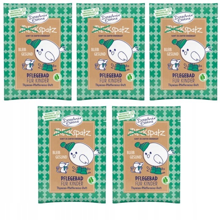 5x Sól do Kąpieli na Katar Bądź zdrów! Tymianek-Mięta Pieprzowa - Dresdner Essenz