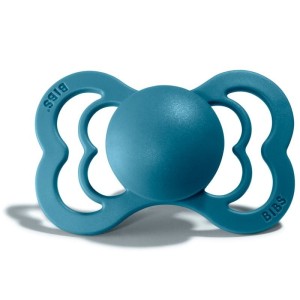 Smoczek Uspokajający z Naturalnego Kauczuku +6 mies. Dark Teal - BIBS Supreme