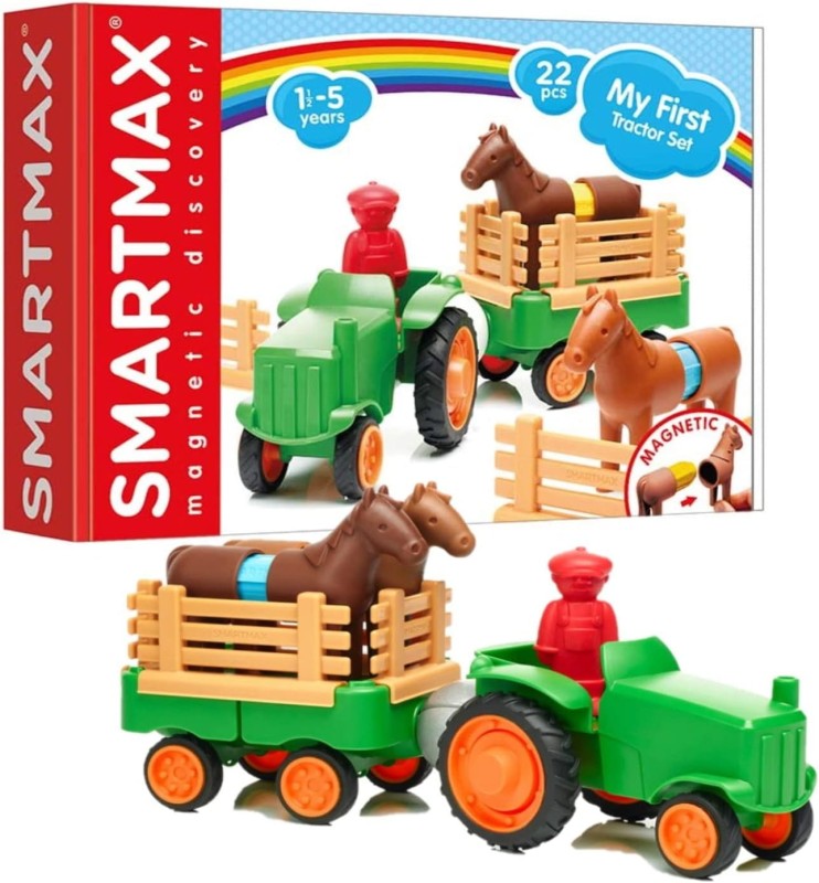 SmartMax My First Tractor Klocki Magnetyczne