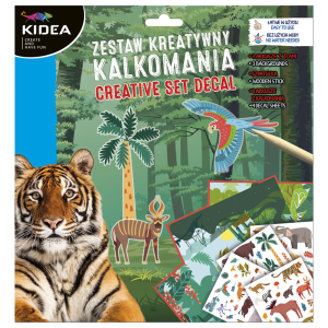 Kalkomania Obrazki do Kopiowania Zwierzęta - Kidea