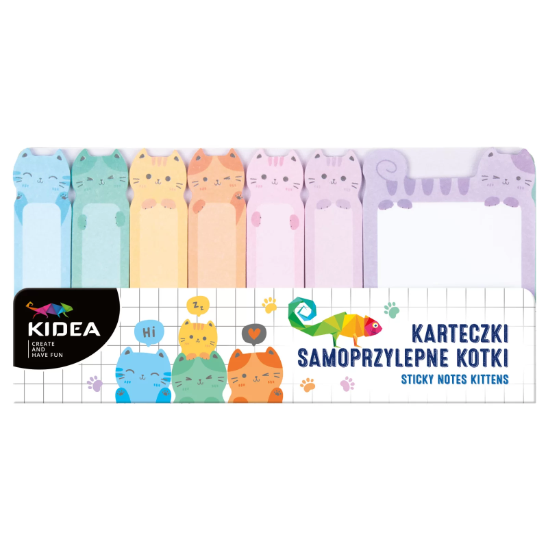 Karteczki Samoprzylepne Notesiki Koty - Kidea