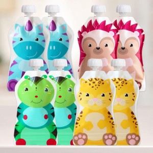 Saszetki Tubki do Karmienia Wielorazowe 8 szt. - ChooMee