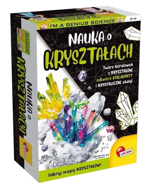 Eksperymenty dla Dzieci Kryształy Mały Geniusz - Lisciani