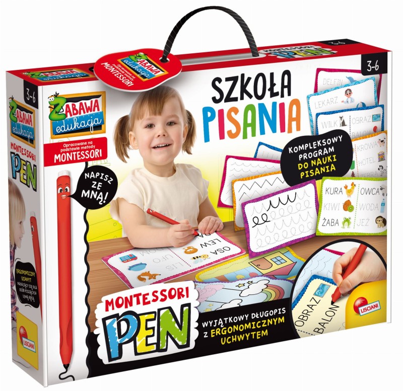 Szkoła Pisania Montessori Pen Program do Nauki - Lisciani