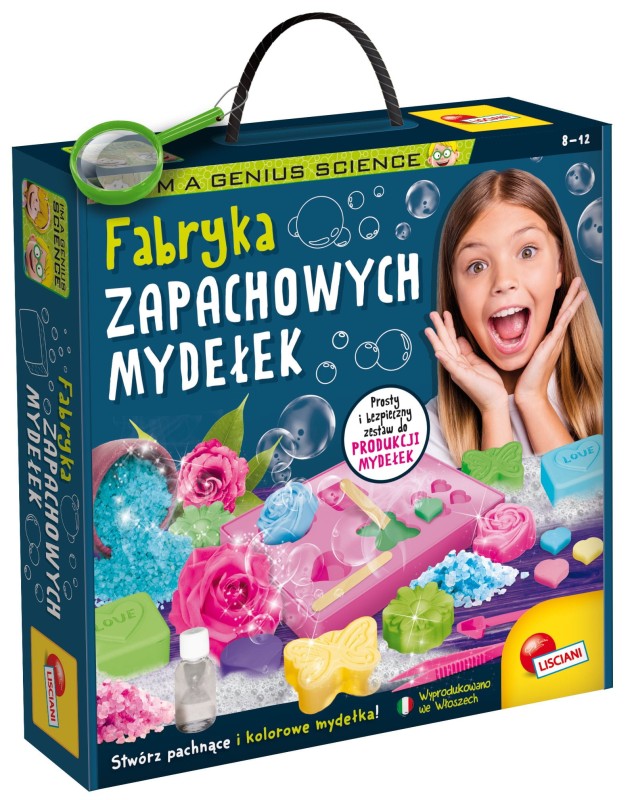 Fabryka Mydełek dla Dzieci Mały Geniusz - Lisciani