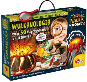 Wulkanologia 50+ Eksperymentów Naukowych dla Dzieci Geniusz - Lisciani