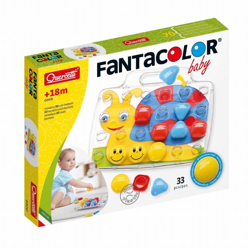 Mozaika 3D z Kołeczkami FantaColor Baby 33 Quercetti