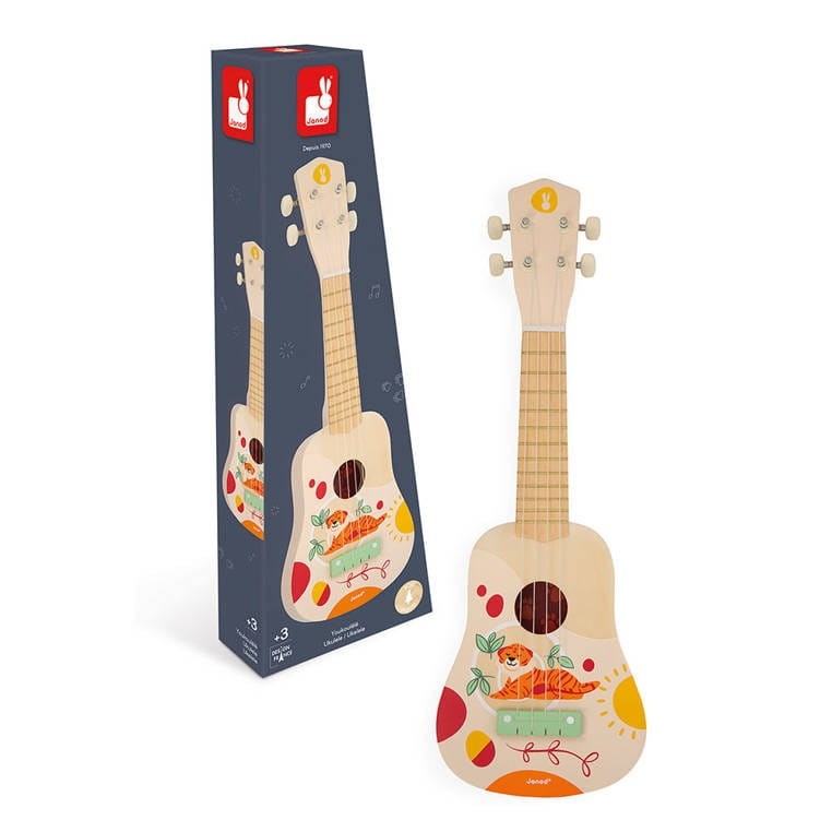 Gitara dla dzieci 4 struny Ukulele - Janod