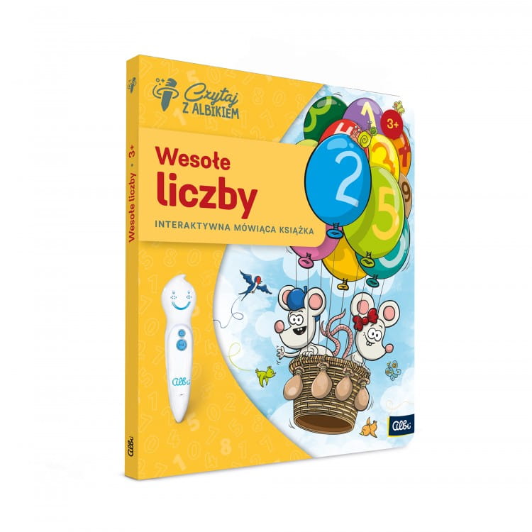 Wesołe liczby Interaktywna Mówiąca Książka - Czytaj z Albikiem