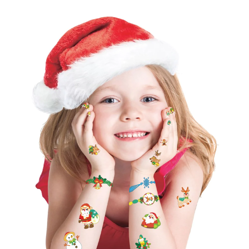 Świąteczne Tatuaże i Naklejki na Paznokcie Christmas Avenir