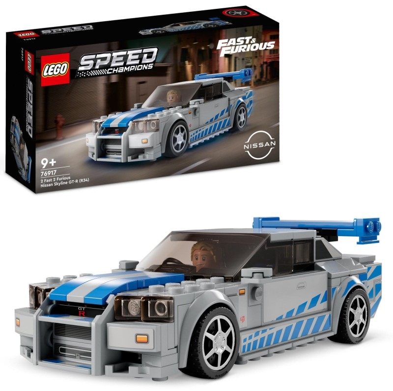 Lego Nissan Skyline GT-R (R34) z filmu „Za szybcy, za wściekli” 76917