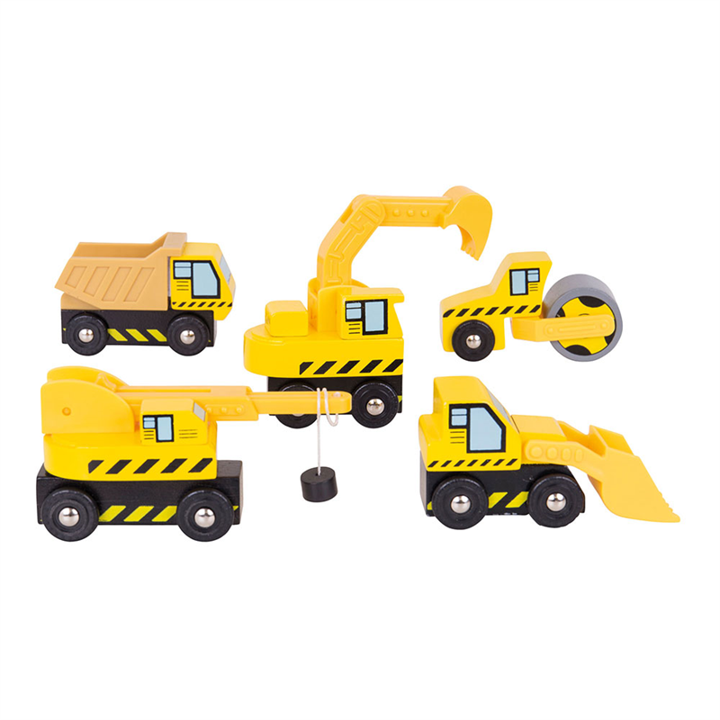 Pojazdy Budowlane - Bigjigs Rail