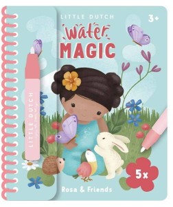 Kolorowanka Wodna Rosa w Ogrodzie - Little Dutch