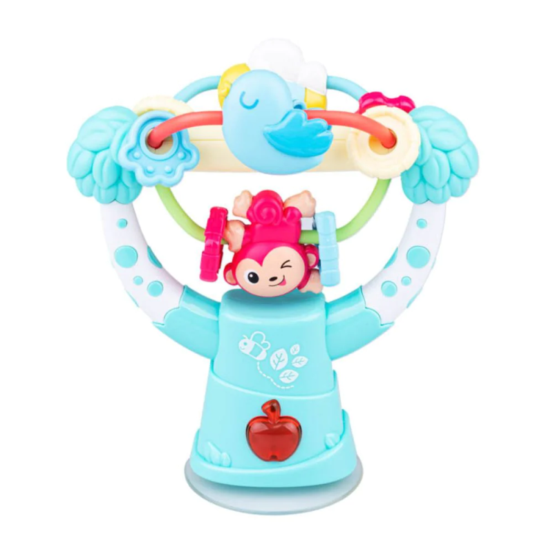Zwierzątka na przyssawce Karuzela światło dźwięk - Dumel
