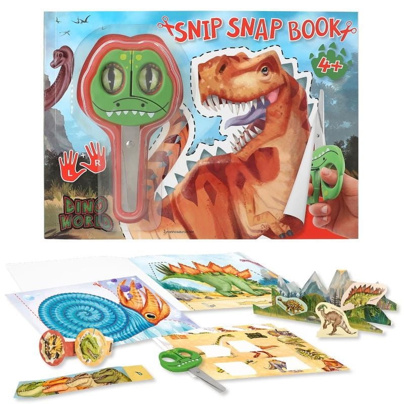 Wycinanki z Nożyczkami Dinozaury Dino World
