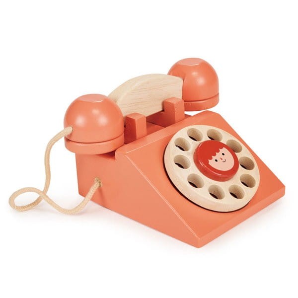 Telefon z tarczą stacjonarny retro Mentari