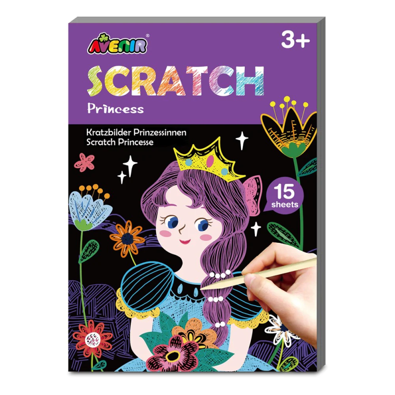 Wydrapywanki Księżniczka szt. Scratch - Avenir