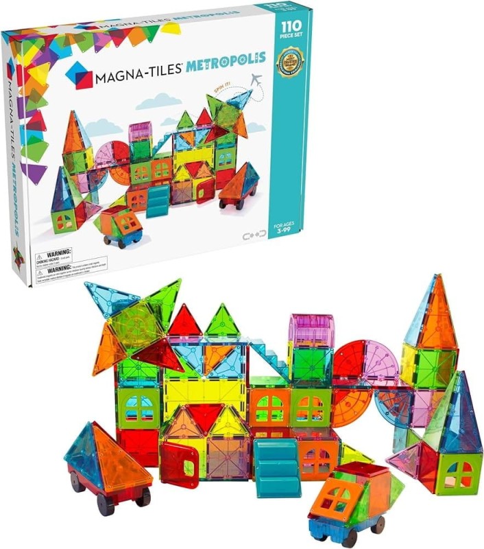 Klocki Magnetyczne 110 el. Metropolis MAGNA-TILES
