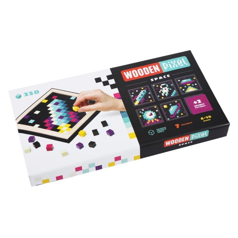 Drewniana mozaika Wooden Pixel 1 Kosmos - Cubika