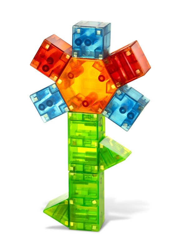 Klocki edukacyjne Magnetyczne 3D 29 el. MAGNA-QUBIX