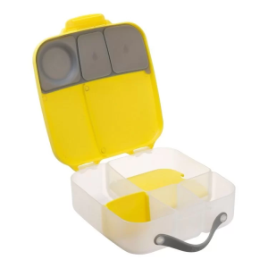 Szczelna Śniadaniówka z przegródkami Lunchbox Lemon Sherbet - b.box