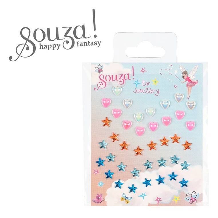 Kolczyki Samoprzylepne dla dziewczynki Wróżka - Souza!