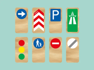 Znaki Drogowe 8 szt. Traffic Signs - Waytoplay