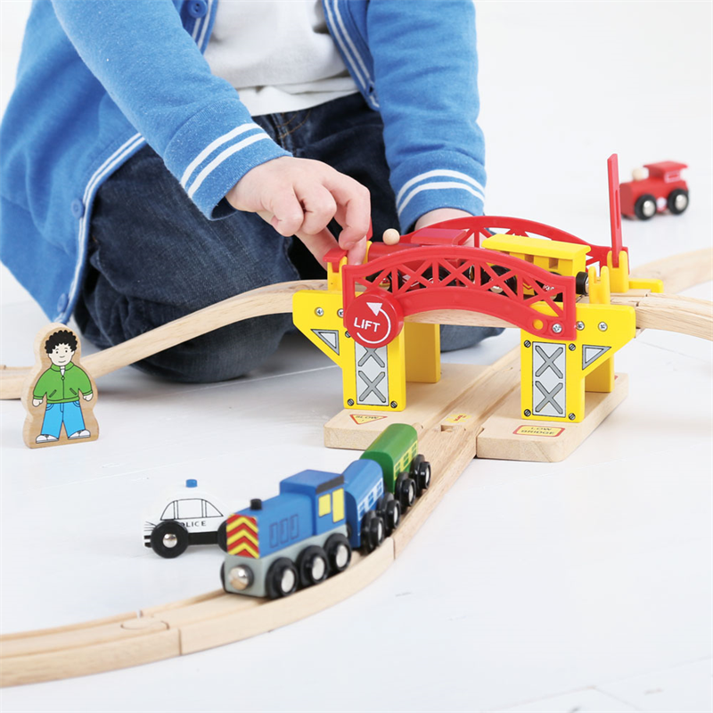 Most zwodzony do torów kolejowych - Bigjigs Rail