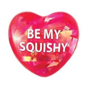 Gniotek Serce różowe Crystal Squeeze Hearts Schylling