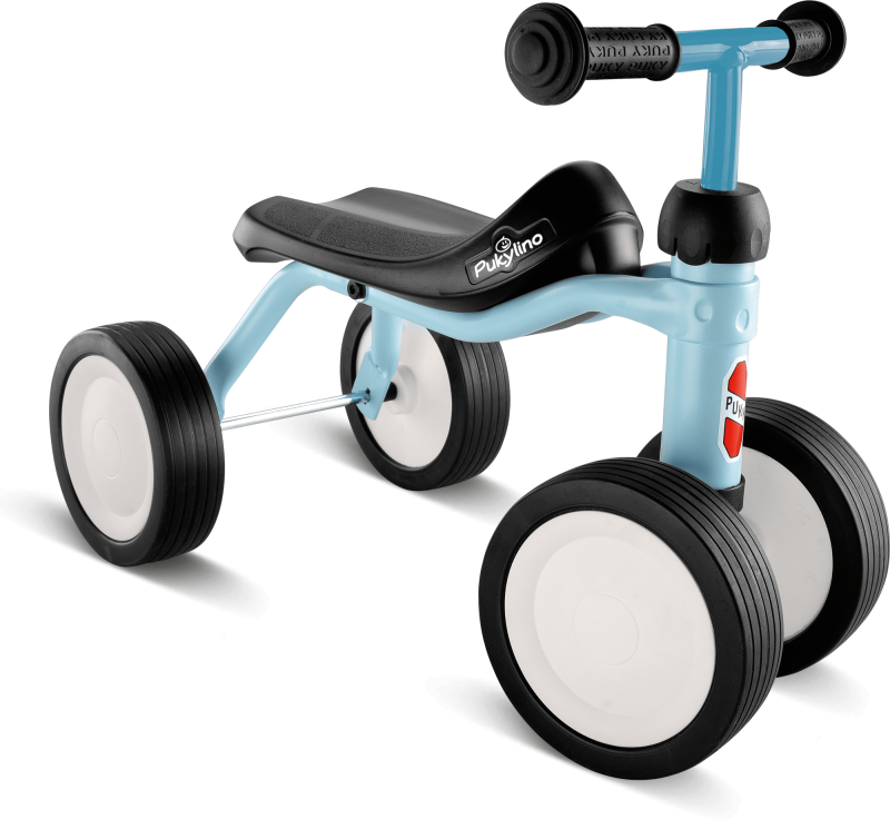 Rowerek - Jeździk czterokołowy dla dziecka 1+ retro blue PUKYLINO PUKY