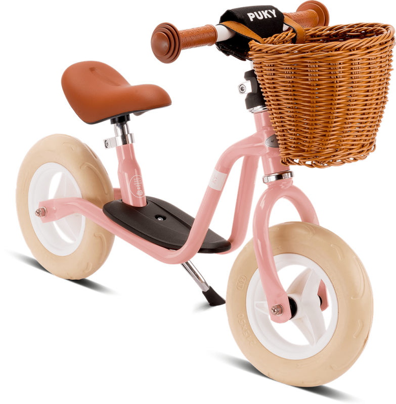 Puky Rowerek Biegowy z koszykiem - LR M CLASSIC 4094 różowy