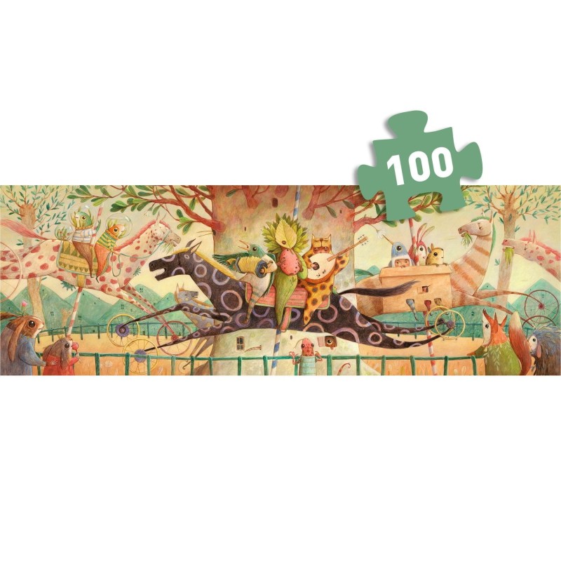 Puzzle Gallery Cudowna Jazda 100 el. - Djeco