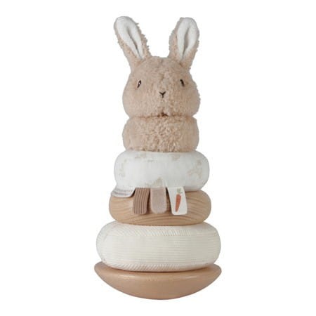 Piramida wieża z krążkami króliczek bunny - Little Dutch