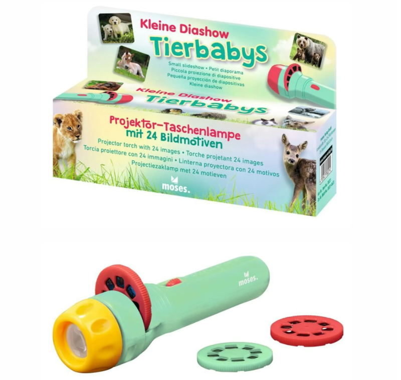 Projektor Latarka młode zwierzęta - moses