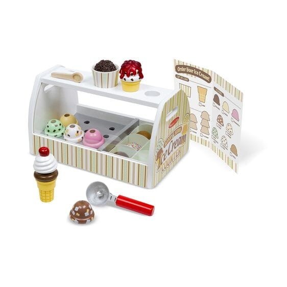 Lodziarnia Scoop & Serve Ice Cream Counter  - Melissa & Doug